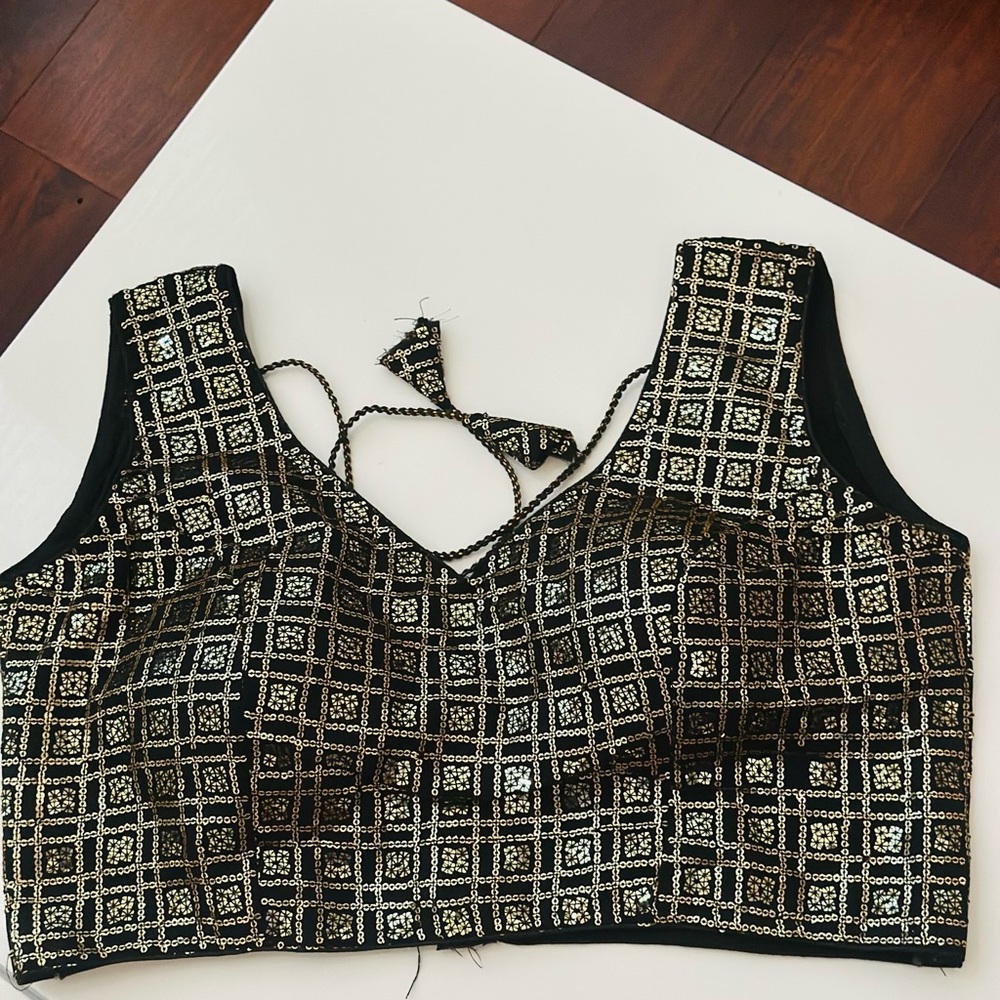 Black Saree Blouse